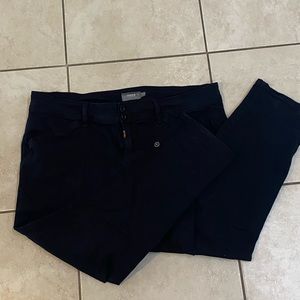 torrid feel the fit black stretch pants 22